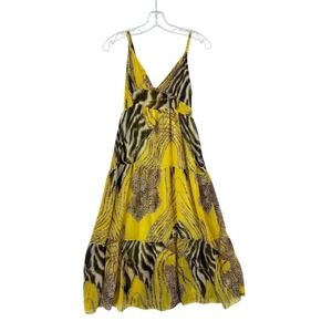 Unbranded Sundress‎ Womens No Size Tag 90s Y2K Floral Fairy Goth Flowy Fairy